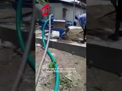 Sistema de processamento de esterco de 2 toneladas ISO, Máquina para limpeza de esterco de frango Adela