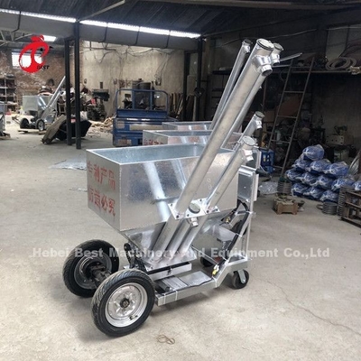 O carro de alimentação da galinha automática projetou para a exploração avícola Sandy da gaiola de bateria da galinha