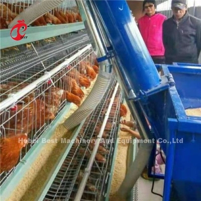 Ada de alimentação do carro 220V da galinha automática da gaiola da grelha da camada da exploração avícola