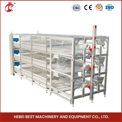 Tipo de aço gaiola automática Mia do equipamento de cultivo H das aves domésticas Q235 da ninhada da franga