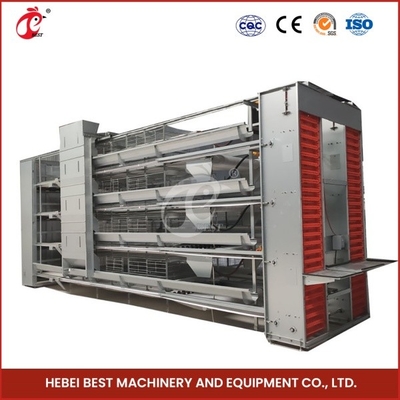 Sistema de jaula de bateria de ventilação de camada e jaula de galinha com conveyor combinado Ada